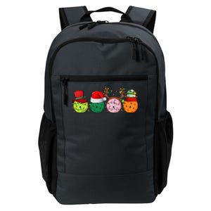 Pickleball Christmas Lights Pickleball Player Christmas Daily Commute Backpack