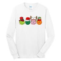 Pickleball Christmas Lights Pickleball Player Christmas Tall Long Sleeve T-Shirt