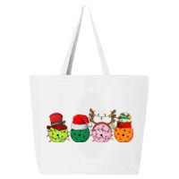 Pickleball Christmas Lights Pickleball Player Christmas 25L Jumbo Tote