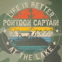 Pontoon Captain Life Is Better At The Lake Legacy Tie Dye Trucker Hat