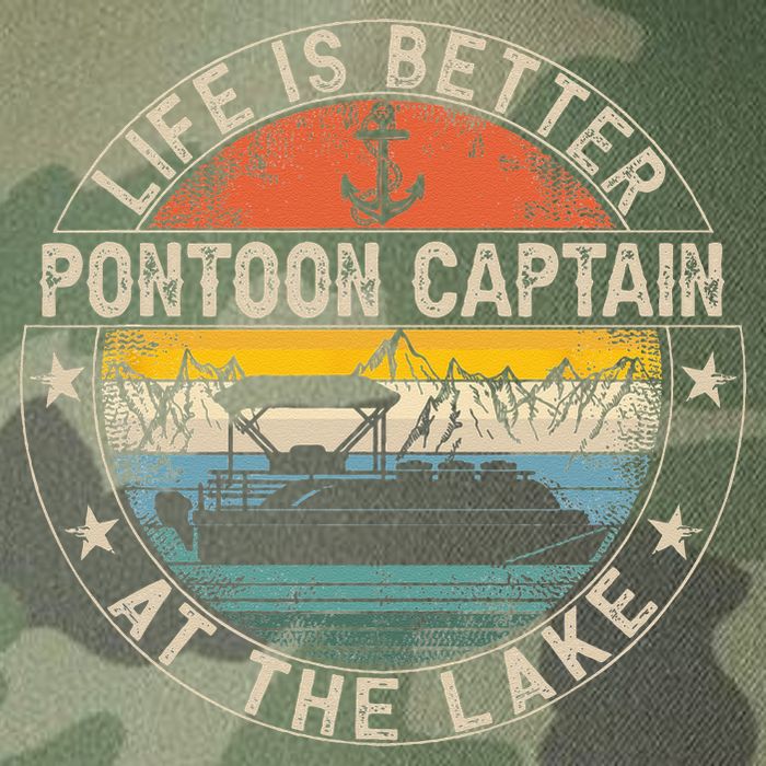 Pontoon Captain Life Is Better At The Lake Legacy Tie Dye Trucker Hat