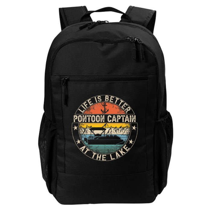 Pontoon Captain Life Is Better At The Lake Backpack