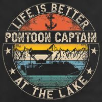 Pontoon Captain Life Is Better At The Lake Beanie