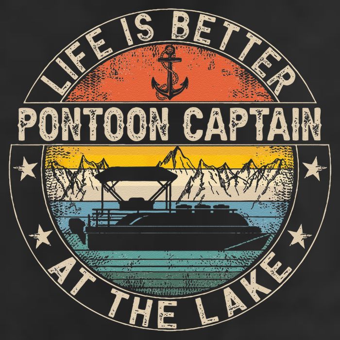 Pontoon Captain Life Is Better At The Lake Beanie