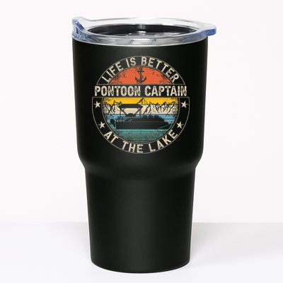 Pontoon Captain Life Is Better At The Lake Tumbler