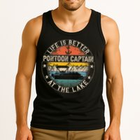 Pontoon Captain Life Is Better At The Lake Tank Top