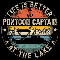 Pontoon Captain Life Is Better At The Lake Wool Snapback Cap