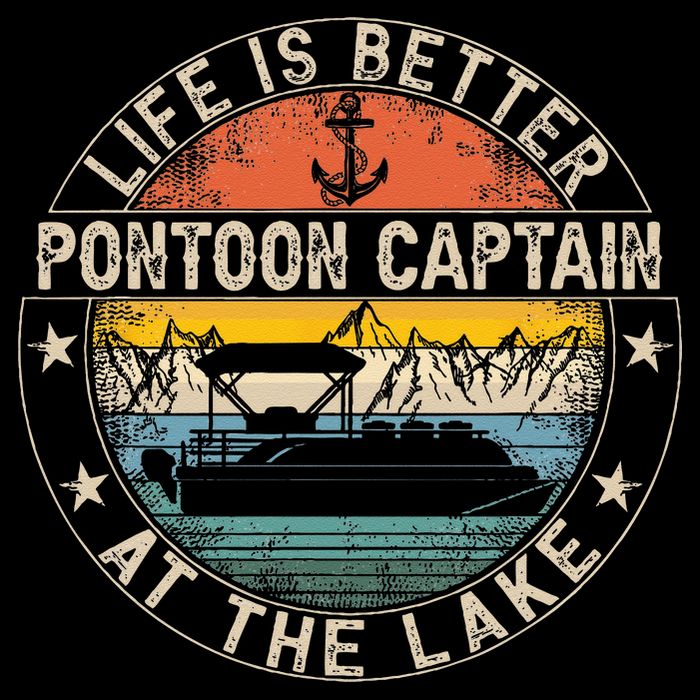 Pontoon Captain Life Is Better At The Lake Wool Snapback Cap