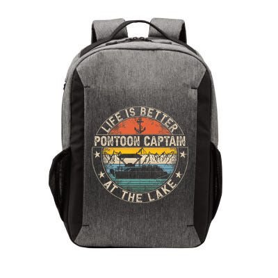 Pontoon Captain Life Is Better At The Lake Vector Backpack