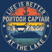 Pontoon Captain Life Is Better At The Lake Infant Baby Jersey Bodysuit