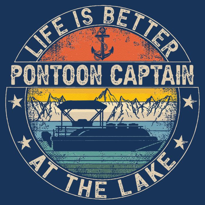 Pontoon Captain Life Is Better At The Lake Infant Baby Jersey Bodysuit