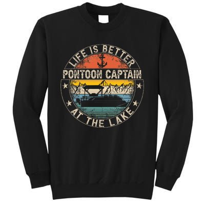 Pontoon Captain Life Is Better At The Lake Sweatshirt