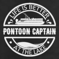 Pontoon Captain Life Is Better At The Lake Cool Comfort Performance Bucket Hat