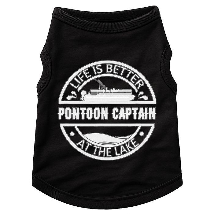 Pontoon Captain Life Is Better At The Lake Doggie Tank