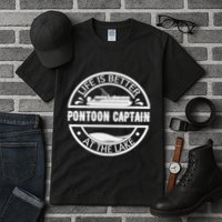 Pontoon Captain Life Is Better At The Lake Tall T-Shirt