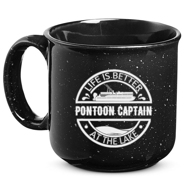 Pontoon Captain Life Is Better At The Lake 15oz Campfire Ceramic Mug