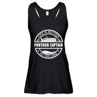 Pontoon Captain Life Is Better At The Lake Ladies Essential Flowy Tank