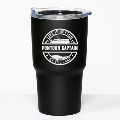 Pontoon Captain Life Is Better At The Lake Tumbler