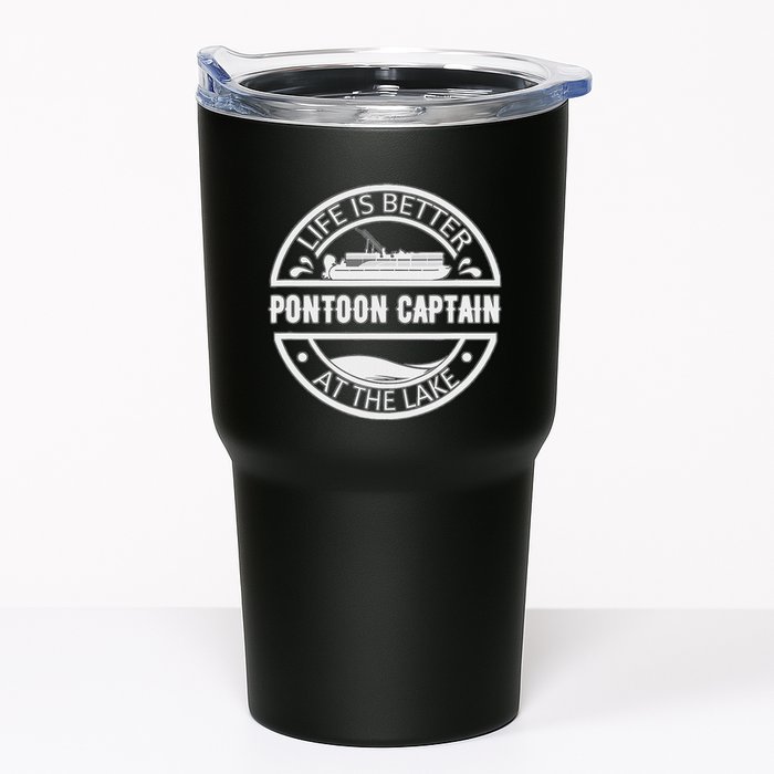 Pontoon Captain Life Is Better At The Lake Tumbler
