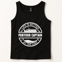 Pontoon Captain Life Is Better At The Lake Tank Top