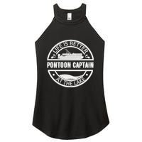 Pontoon Captain Life Is Better At The Lake Women's Perfect Tri Rocker Tank