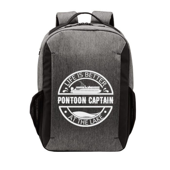 Pontoon Captain Life Is Better At The Lake Vector Backpack