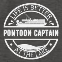 Pontoon Captain Life Is Better At The Lake Vector Backpack