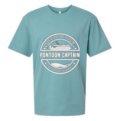 Pontoon Captain Life Is Better At The Lake Sueded Cloud Jersey T-Shirt
