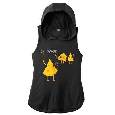 Photographer Cheesy Lover Mozzarella Cheddar Camera Gift Ladies PosiCharge Tri-Blend Wicking Draft Hoodie Tank