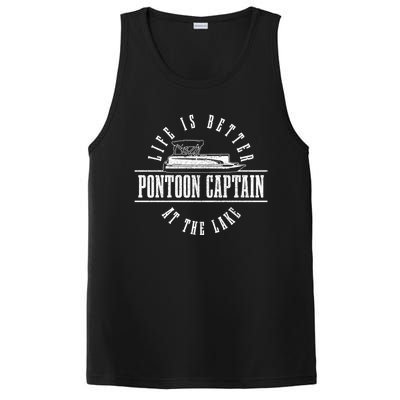 Pontoon Captain Life Is Better At The Lake Pontooning Boat Gift PosiCharge Competitor Tank