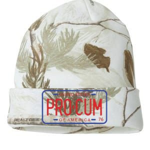 Pro Cum License Plate Kati Licensed 12" Camo Beanie