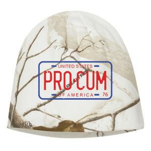 Pro Cum License Plate Kati - Camo Knit Beanie