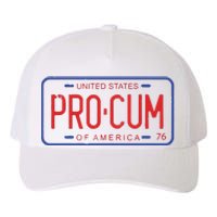 Pro Cum License Plate Yupoong Adult 5-Panel Trucker Hat