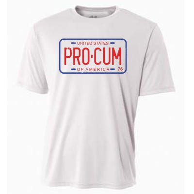 Pro Cum License Plate Cooling Performance Crew T-Shirt