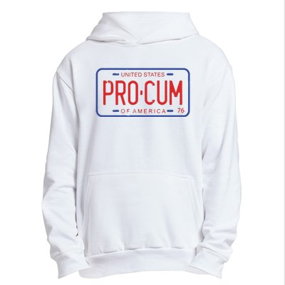 Pro Cum License Plate Urban Pullover Hoodie