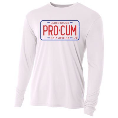 Pro Cum License Plate Cooling Performance Long Sleeve Crew