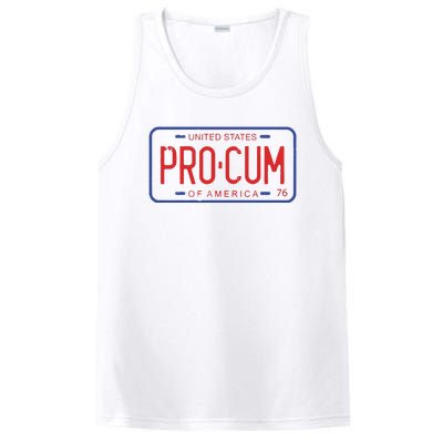 Pro Cum License Plate PosiCharge Competitor Tank