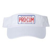 Pro Cum License Plate Valucap Bio-Washed Visor