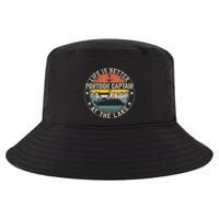 Pontoon Captain Life Is Better At The Lake Cool Comfort Performance Bucket Hat