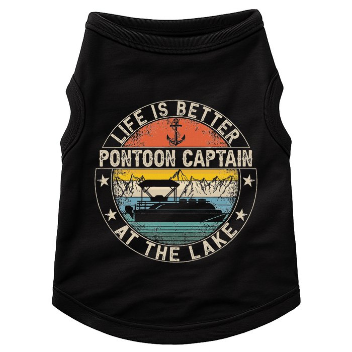 Pontoon Captain Life Is Better At The Lake Doggie Tank