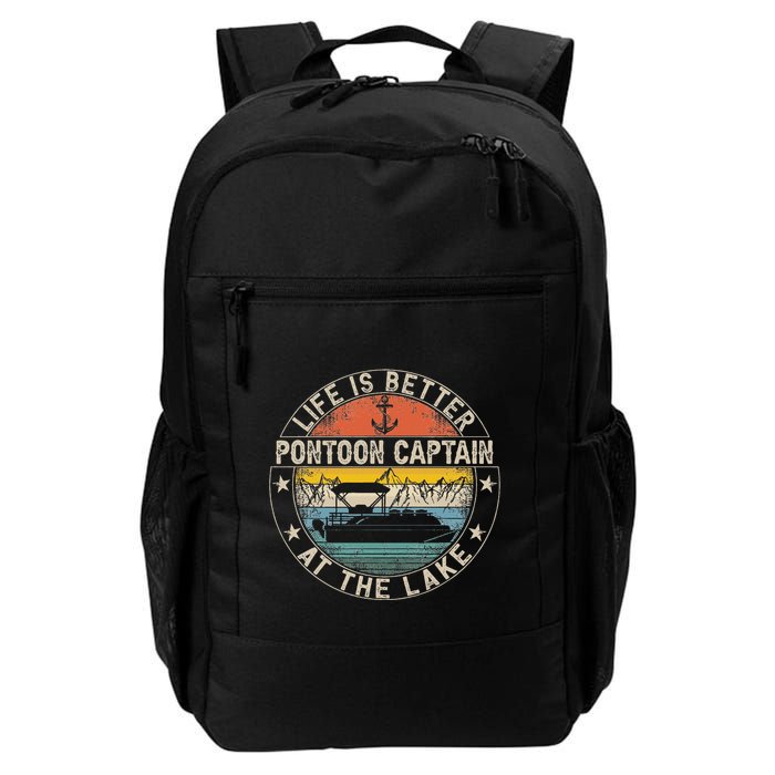 Pontoon Captain Life Is Better At The Lake Backpack