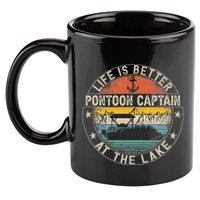 Pontoon Captain Life Is Better At The Lake 11oz C Handle Ceramic Mug