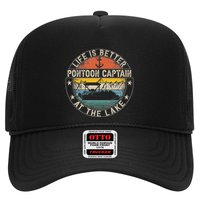Pontoon Captain Life Is Better At The Lake Trucker Hat