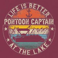 Pontoon Captain Life Is Better At The Lake 16oz Travel Tumbler