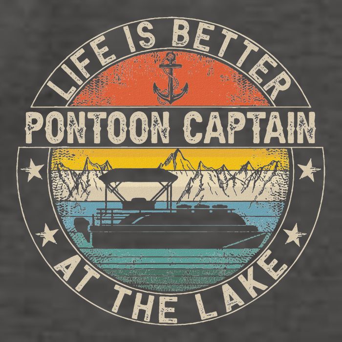 Pontoon Captain Life Is Better At The Lake Vector Backpack