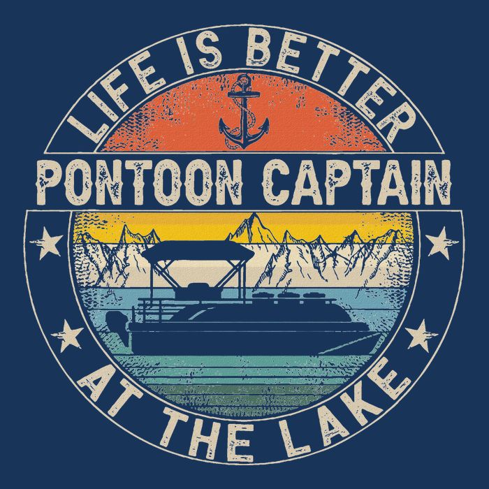 Pontoon Captain Life Is Better At The Lake Infant Baby Jersey Bodysuit