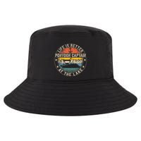 Pontoon Captain Life Is Better At The Lake Cool Comfort Performance Bucket Hat