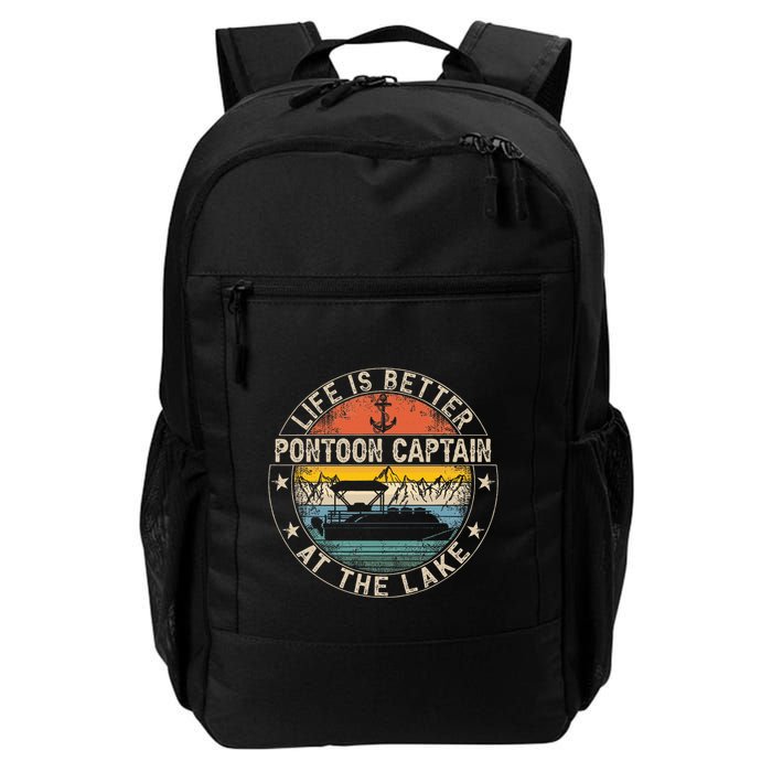 Pontoon Captain Life Is Better At The Lake Backpack