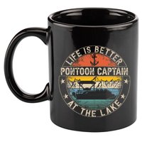 Pontoon Captain Life Is Better At The Lake 11oz C Handle Ceramic Mug