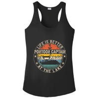 Pontoon Captain Life Is Better At The Lake Ladies PosiCharge Competitor Racerback Tank